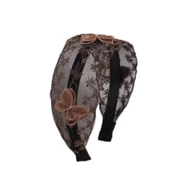 Fashion Vintage Lace Hair Hoop Anti Slip Hollow Lace Hairband Head Wrap Hair Accessories Elegant Women's Wide Headband Daily Use