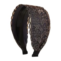 Fashion Vintage Lace Hair Hoop Anti Slip Hollow Lace Hairband Head Wrap Hair Accessories Elegant Women's Wide Headband Daily Use