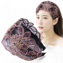 Fashion Vintage Lace Hair Hoop Anti Slip Hollow Lace Hairband Head Wrap Hair Accessories Elegant Women's Wide Headband Daily Use