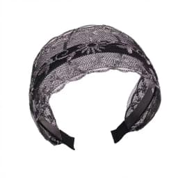 Fashion Vintage Lace Hair Hoop Anti Slip Hollow Lace Hairband Head Wrap Hair Accessories Elegant Women's Wide Headband Daily Use