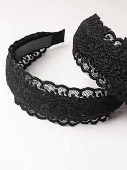 Fashion Vintage Lace Hair Hoop Anti Slip Hollow Lace Hairband Head Wrap Hair Accessories Elegant Women's Wide Headband Daily Use
