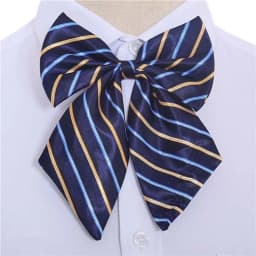 Stripe Airline Stewardess Necktie Korean Style Dots Bowknot Neckties Shirt Accessory Bank Teller Neck Tie