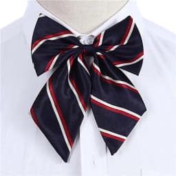 Stripe Airline Stewardess Necktie Korean Style Dots Bowknot Neckties Shirt Accessory Bank Teller Neck Tie