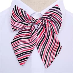 Stripe Airline Stewardess Necktie Korean Style Dots Bowknot Neckties Shirt Accessory Bank Teller Neck Tie