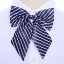 Stripe Airline Stewardess Necktie Korean Style Dots Bowknot Neckties Shirt Accessory Bank Teller Neck Tie