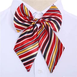 Stripe Airline Stewardess Necktie Korean Style Dots Bowknot Neckties Shirt Accessory Bank Teller Neck Tie