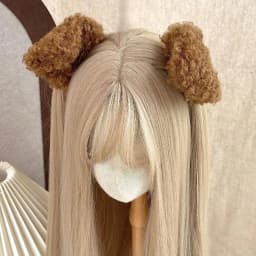 1Pair New Cute Puppy Ears Side Clips For Girls Plush Hairpin Kawaii Barrettes Headwear Kids Hair Accessories Gifts