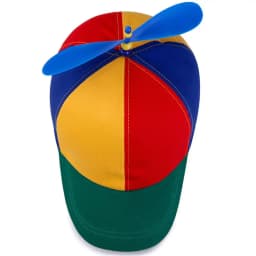 Boys Girls Rainbow Baseball Cap Bamboo Dragonfly Funny Snapback Hat Helicopter Propeller Adventure Dad Hat