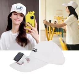 USB Charging Fan Sunhat with Cooling Fan Strong Wind Fan Baseball Hat Solar Charging Long Brim Sun Protection Cap Outdoor