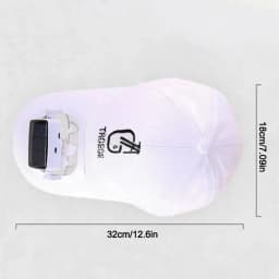 USB Charging Fan Sunhat with Cooling Fan Strong Wind Fan Baseball Hat Solar Charging Long Brim Sun Protection Cap Outdoor