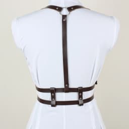 PU Women'S Chest Harness Belt, Punk Style PU Corset Belt, Black Harness Belt, Gothic Style PU Belt