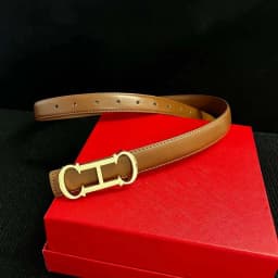 New Women's Belt Elegant Gold Letter Buckle Suitable For Daily Decoration Fashionable Belt Female