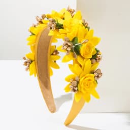 Simulated Flower Headband Fairy Party Dress Up Hairband Shopping Photo Flower Hair Accessories