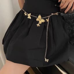 Vintage Butterfly Tassel Pendant Waist Chain For Women Bohemian Belt Chains Fashion Dress With Waistband Accessories Gifts