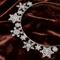 The new snowflake Christmas party headband from 1pc is elegant, fashionable and three-dimensional