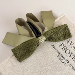 Autumn-Winter Melange~Retro Knit Bow Banana Clip for Women Large Size Anti-Slip High Ponytail Twist Hair Clip