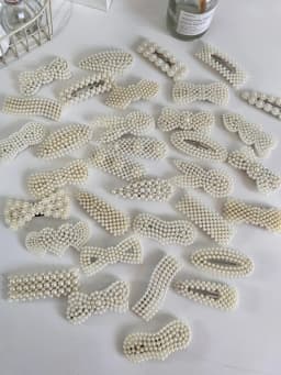 10/20Pcs Fashionable and Elegant Pearl Hair Clips Side Clips Hairpins Women's Hair Accessories Suitable for Daily Wear, Versatile for Parties and Proms [Random Mix]