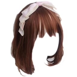 Big Bowknot Hair Hoop Vintage Lace Headband Headwear Fairy Headdress Accs Hair Hoop for Street