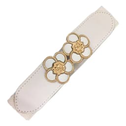 Women Female Ladies Corset Stretch Waistband Wide Waist Wide Belt Flower Belts Elastic Belts Flower Belts