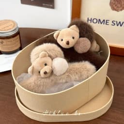 1pc Cute little bear claw clip autumn and winter plush hair clip, ponytail, shark clip headband accessory