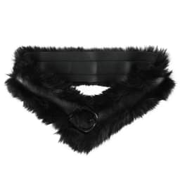 Vintage PU Leather Leather Fur Belt Spicy Girl Punk Belt Retro Korean Style Y2K Waistband Female/Girls