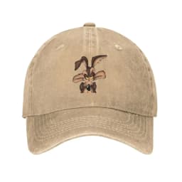 Unisex Wile E. Coyote Hats Classic Distressed Washed Cartoon Baseball Cap Adjustable