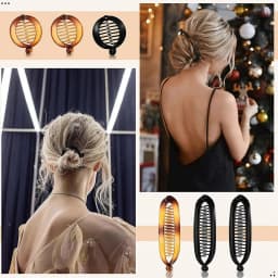 12-Piece Set of Fashionable and Versatile Leopard Print Shiny Banana Clips and Fish-Shaped Hair Clips, Suitable for Ponytails and Curly Hair, Casual Women's Hair Accessories for Parties, Balls, Formal Wear, and Outings
