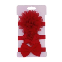 baby Headband Flower Headbands Set Hair Band Sequin Bowknot Headwear Children Kids Princess Girls Hair Accessories 3pcs/Lot