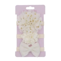 baby Headband Flower Headbands Set Hair Band Sequin Bowknot Headwear Children Kids Princess Girls Hair Accessories 3pcs/Lot
