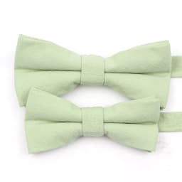Pink Orange Sage Green Solid Color Bowtie Set For Men Women Boy Girl Classic Cute Parent-Child Daily Wear Cravat Gift Accessory