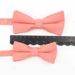 Pink Orange Sage Green Solid Color Bowtie Set For Men Women Boy Girl Classic Cute Parent-Child Daily Wear Cravat Gift Accessory