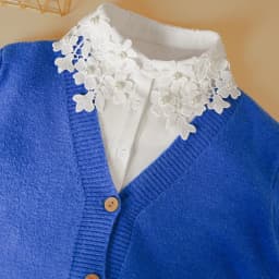 Solid Color Ladies' Fashion Elegant Floral Pearl Versatile Detachable Collar