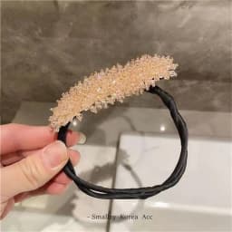 Crystal hair bun maker, braiding and styling tool, lazy twisting hair bun, bun hair stick, fluffy flower bun hair accessory