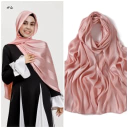 Elegant Muslim Hijab Women Bohemian Soft Satin Islam Ramadan Hijabs Foulard Femme Shawl Wrap Scarf Headscarf Bufanda Headband