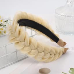 1PC Fishbone Braid Wig Headband High-end Light Luxury Braid Hair Decoration Special Daily Accessories All-season