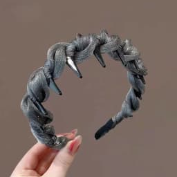 1Pcs Elegant Temperament Rhinestone Design Hairband For Women Daily Wear Headwear Non Slip Wash Face Headband Hair Accessories
