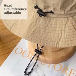 Waterproof Fisherman Hat Sun Protection Women's Summer Men's Thin Design Quick Drying Cycling Folding Sun Protection Portable