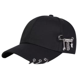 Unisex Personalized Iron Ring Baseball Caps Outdoor Adjustable Spring and Autumn Casual Sunscreen Hat