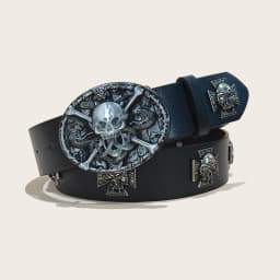 Punk Men's Belt Bohemian Style Fashion Personalized Belt For Men and Women Gothic Rock Y2K Belts For Jeans Dresses & Casual Wear