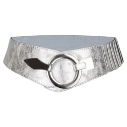 Fashion V-shaped Women Waist Belt Elastic Slimming Wide Belts PU Leather Versatile Waistband Dress Belt