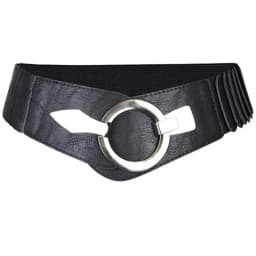 Fashion V-shaped Women Waist Belt Elastic Slimming Wide Belts PU Leather Versatile Waistband Dress Belt