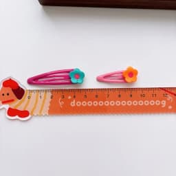 6Pcs Korean Children's Side Bb Clip Bangs Hairpin Sweet Girl Flower Hairpin New Cute Drip Candy Color