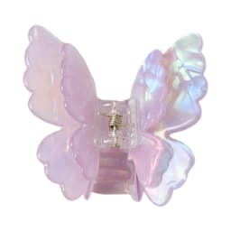 Fairy Butterfly Hair Claw For Women Korean Style Acetic Acid Shark Gripper Exquisite Pearlescent Color Hair Clip Hair Accessory