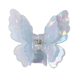 Fairy Butterfly Hair Claw For Women Korean Style Acetic Acid Shark Gripper Exquisite Pearlescent Color Hair Clip Hair Accessory