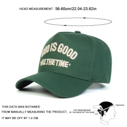 Unisex GOD IS GOOD Letter Embroidery Baseball Caps Spring Autumn Outdoor Adjustable Casual Hats Sunscreen Hat Sports Cap