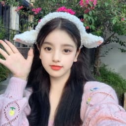 Fashion Anti-slip Lamb Ear Headband Cute Sweet Hair Hoop Hair Accessories Cartoon Hairband for Woman Girls