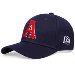 Unisex A Letter Embroidery Baseball Caps Adjustable Casual Hats Spring and Autumn Outdoor Sunscreen Hat