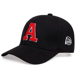 Unisex A Letter Embroidery Baseball Caps Adjustable Casual Hats Spring and Autumn Outdoor Sunscreen Hat