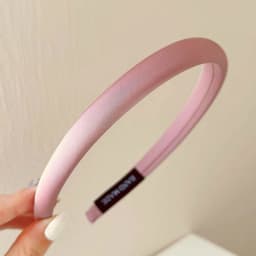 Fashion Satin Velvet Women's Sponge Headband, High-Quality Hair Accessory, Solid Color Thin Hairband, Simple Plain Band for Daily Wear, Women's Hair Accessory