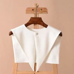 Fake collar new style European American Korean version women's outerwear small shawl large pointed collar decorative shirt dress